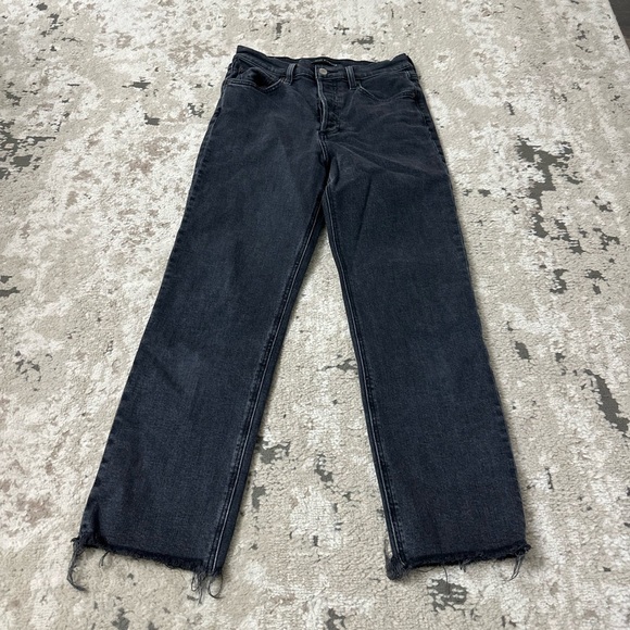 Denim Forum The Arlo High Rise Straight Jeans Size 27 - Picture 2 of 4